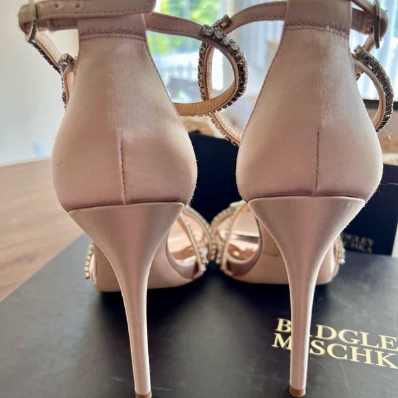 New Badgley Mischka Women's Hodge Embellished Strappy High-Heel Sandals 10M - Picture 11 of 15